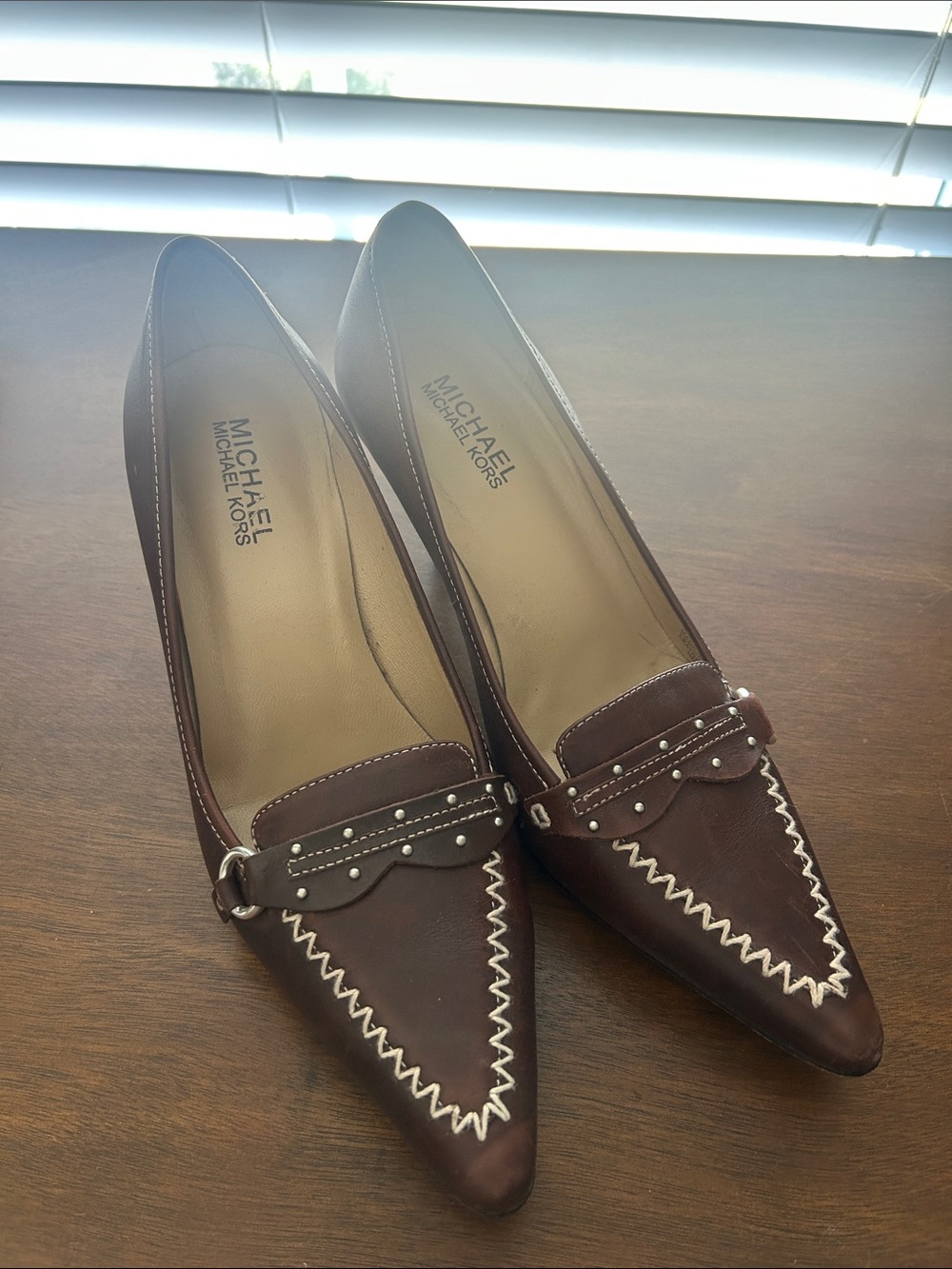 Michael Kors Leather Pumps Size 7.5